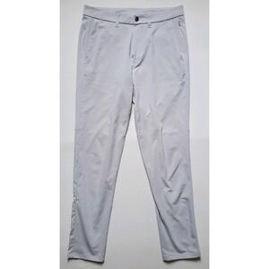 Mens Lululemon Golf Pants Light Gray Classic Fit 5 Pocket Sz 31